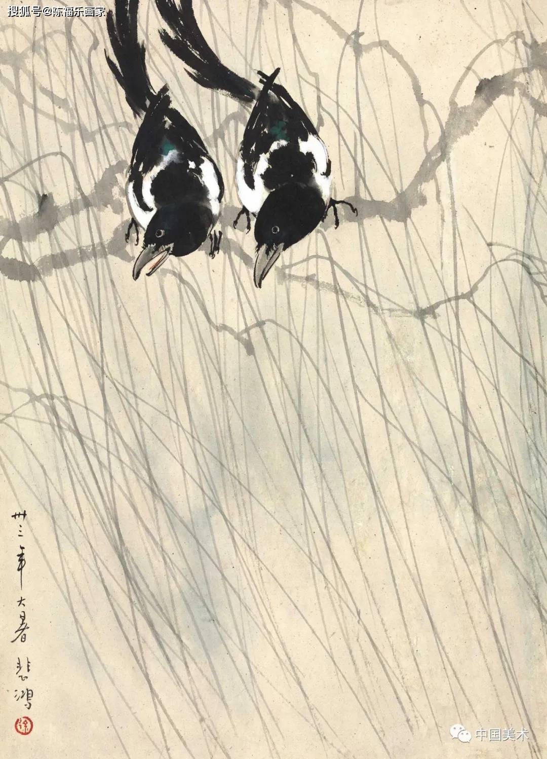 徐悲鸿画禽鸟(高清80幅)