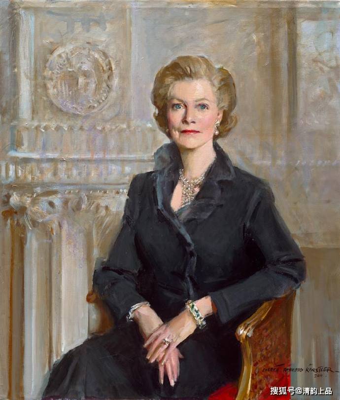 美国画家埃弗雷特雷蒙油画肖像作品欣赏