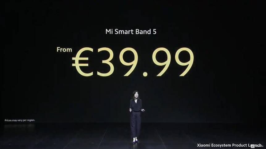 小米手环5全球版正式发布无nfc定价3999欧元