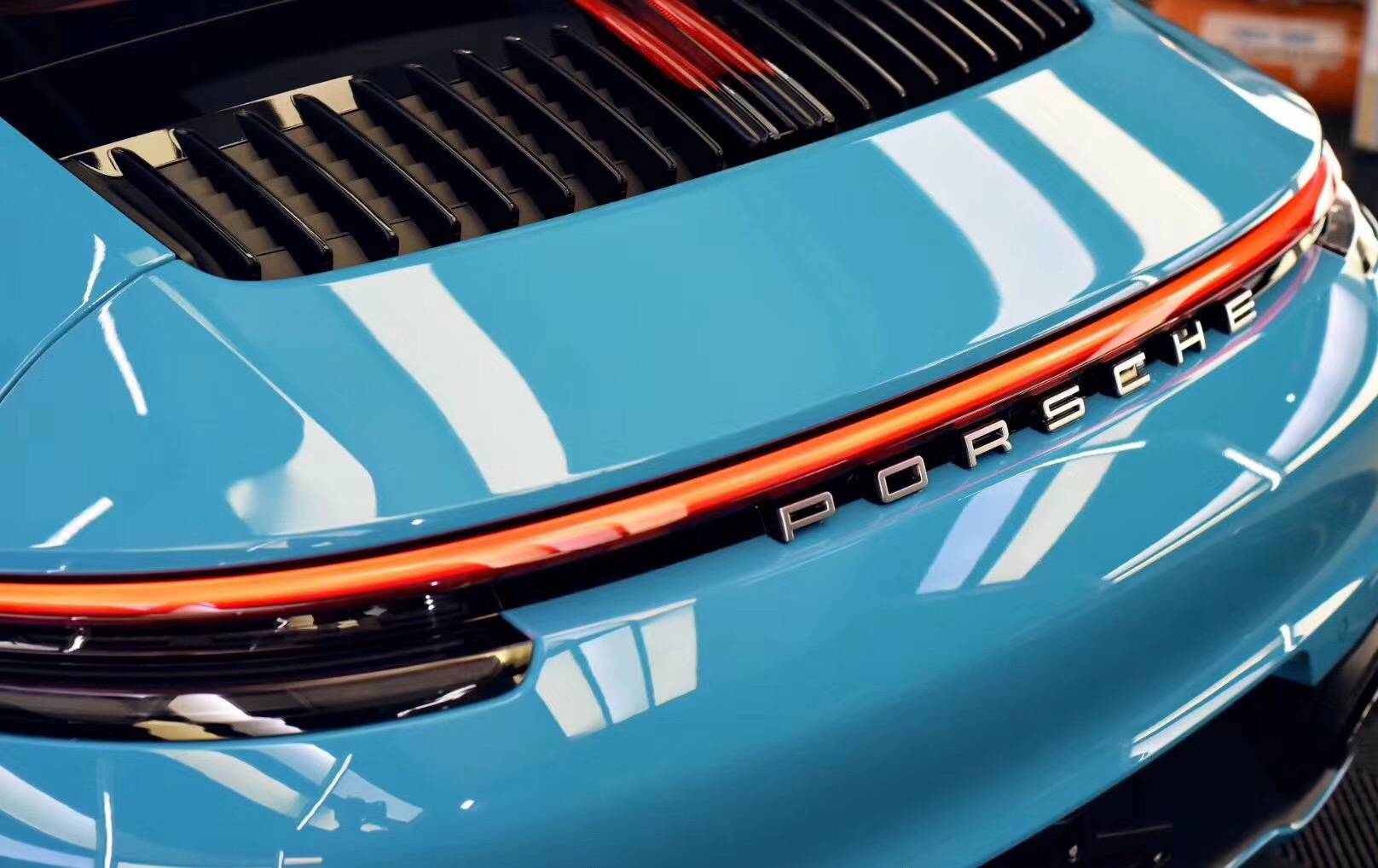 【青岛都市美车美贴膜】保时捷911贴膜圣科隐形车衣