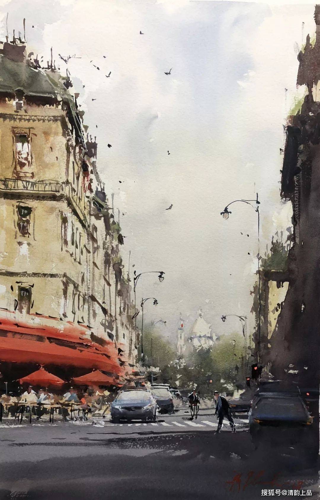 当代水彩画印象派领军人物,澳大利亚画家,约瑟夫·祖布科维奇