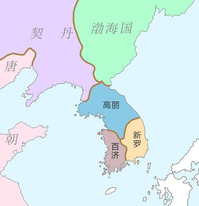 朝鲜三国地图图片
