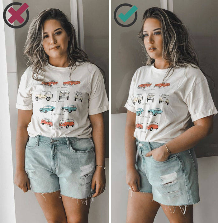 图片[22] - 一招成网美！超简单３０种《拍照POSE技巧》看一下就懂怎么摆姿势！ - xizi