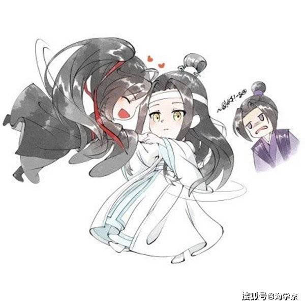 原创魔道祖师:汪叽见羡羡抱兔子气急,羡羡一个动作安抚了生气汪叽