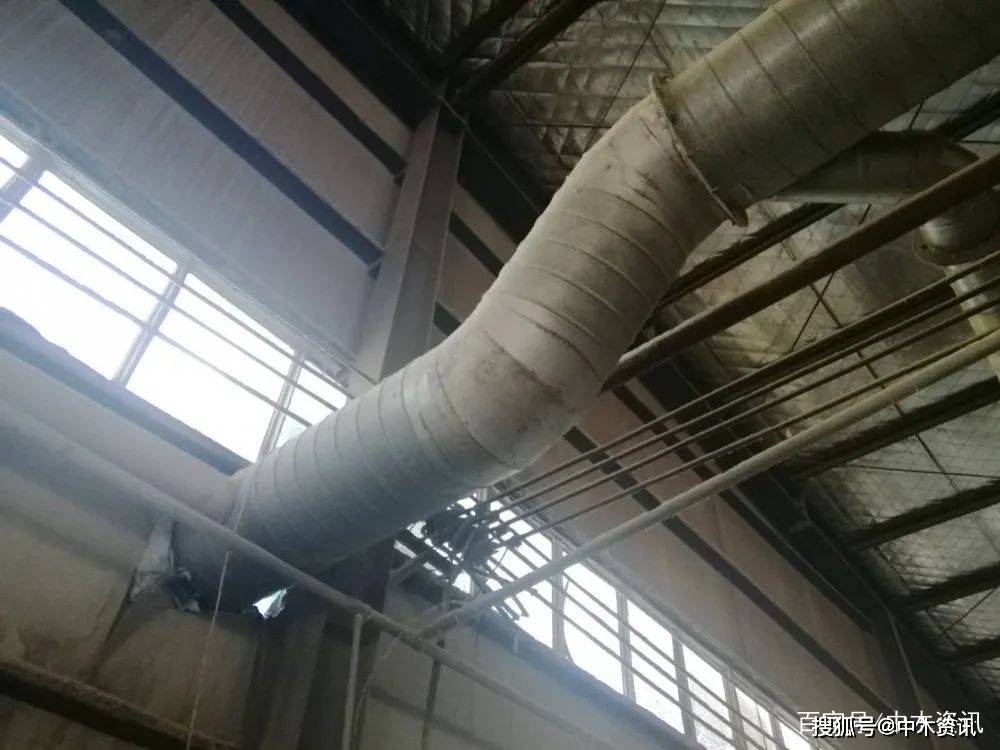 2)除尘系统采用粉尘沉降室除尘