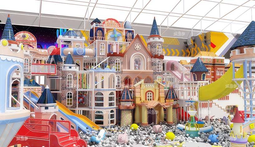 淘气堡是儿童玩耍的理想场所