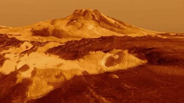 难道这就是地狱的模样吗?500℃的金星表面,仍然有活火山在喷发