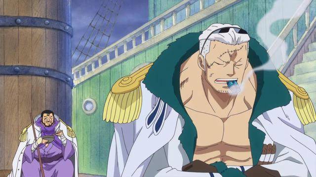 斯摩格与海军大将藤虎和海军大将青雉也有着微妙的关系,关于他们的