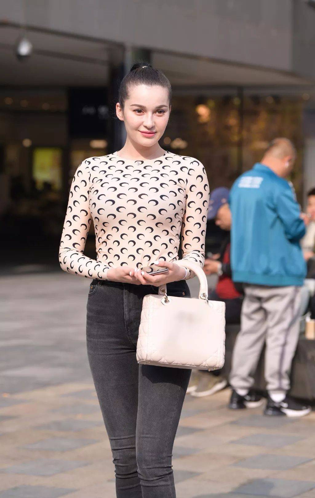 街拍丨混血气质