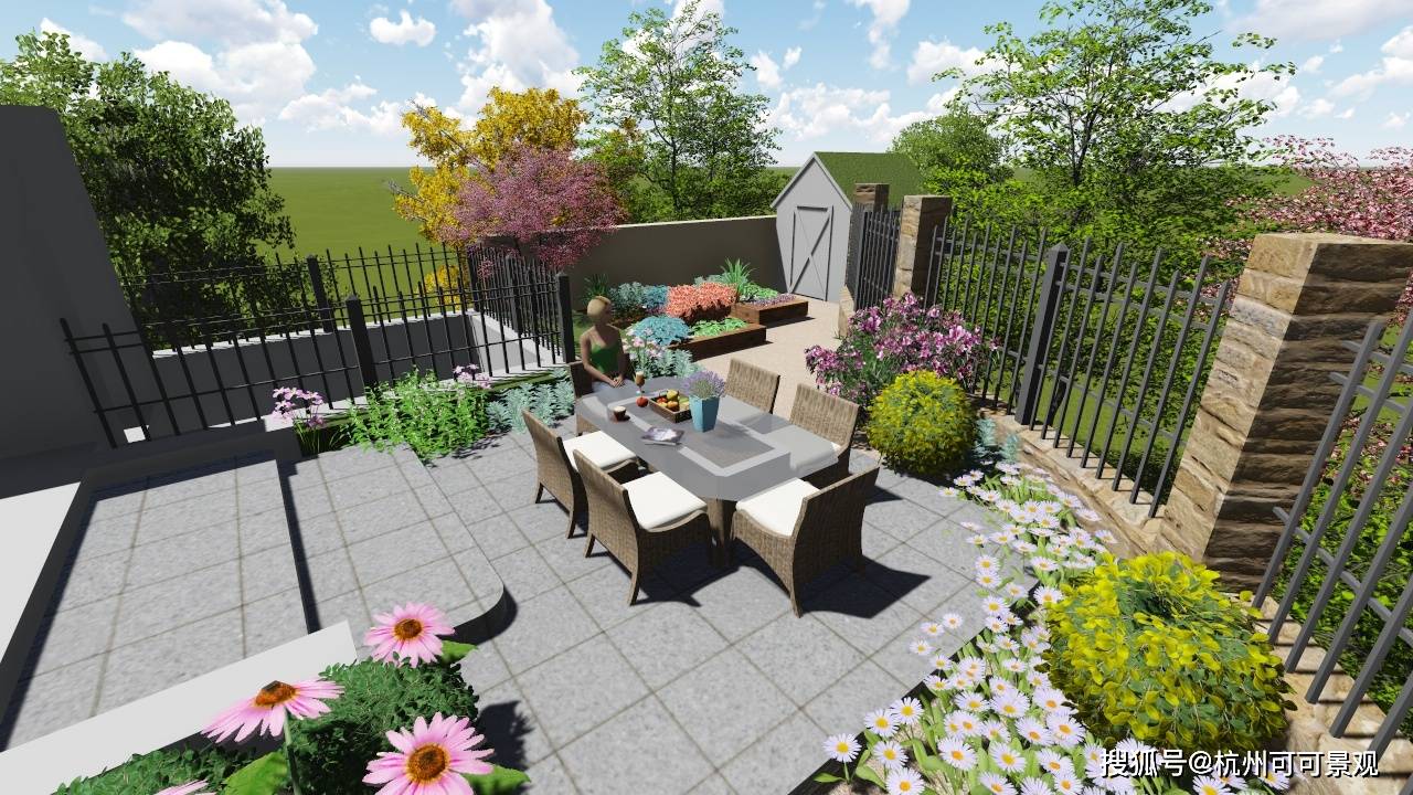 杭州景观设计:5大风格花园案例分享,时尚和品味,缺一不可!