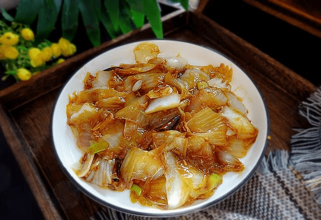 原创炸出来的醋溜白菜,口感太赞,发朋友圈朋友惊呼:白菜也能炸!