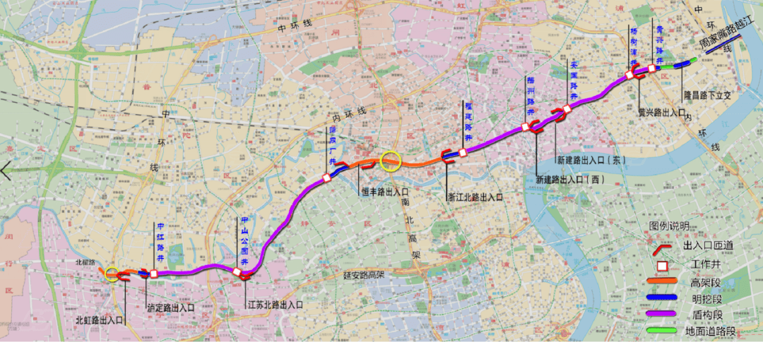 备受市民关注的北横通道新建工程迎来新节点,该工程东段的隆昌路下