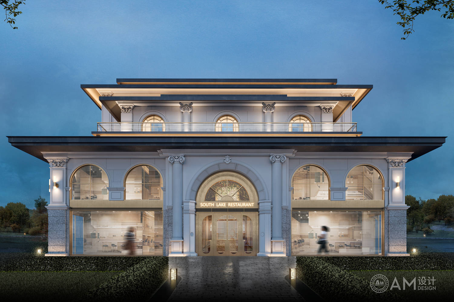 雷雨明|南湖网红餐厅建筑外立面设计