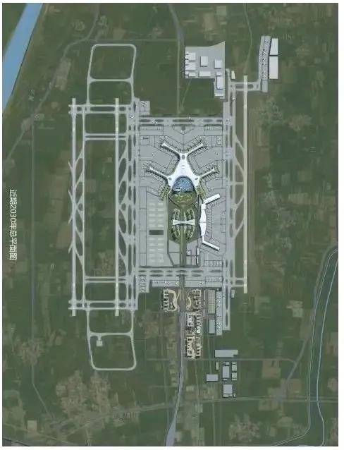 济南机场二期规划图图片