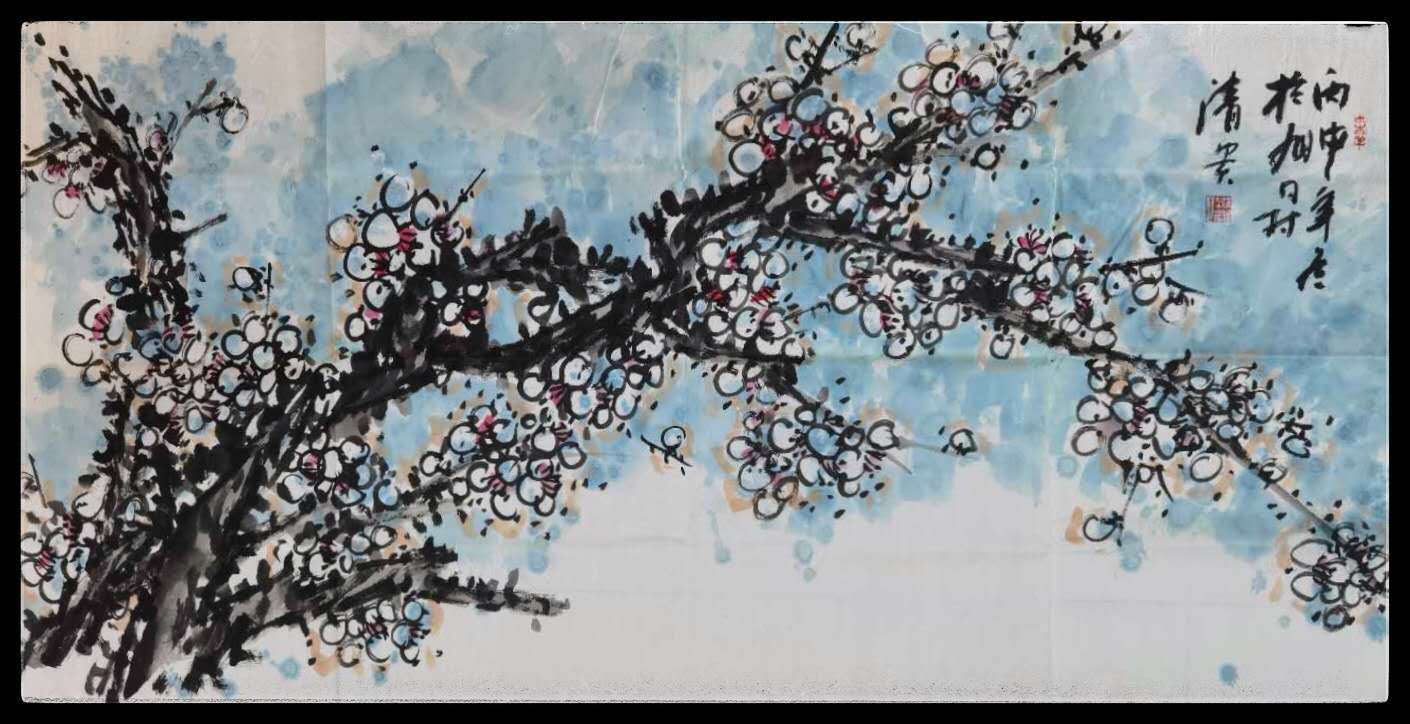 著名艺术家钱清贵先生一波三折的诗画缘