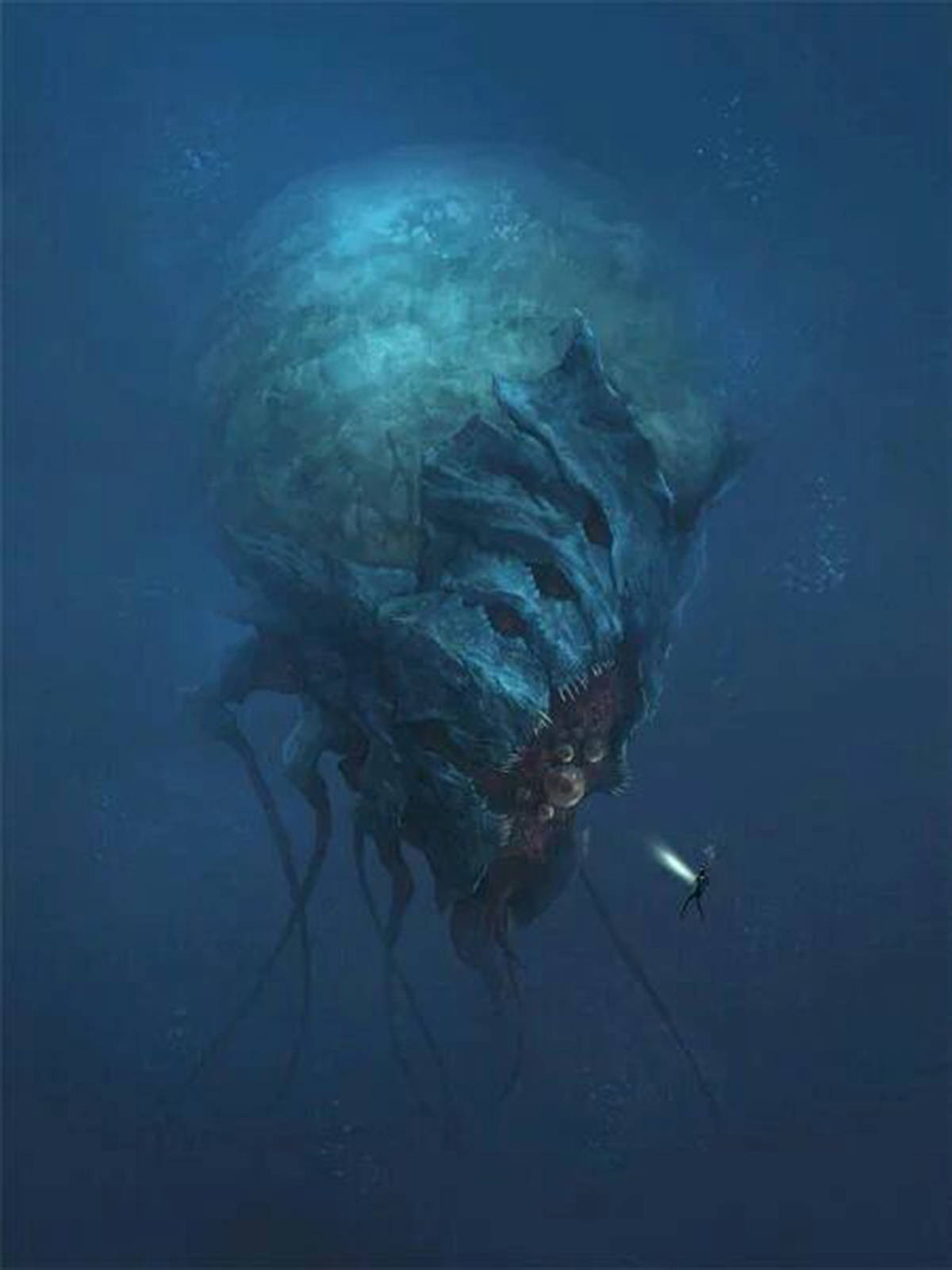 海底巨大恐怖生物图片