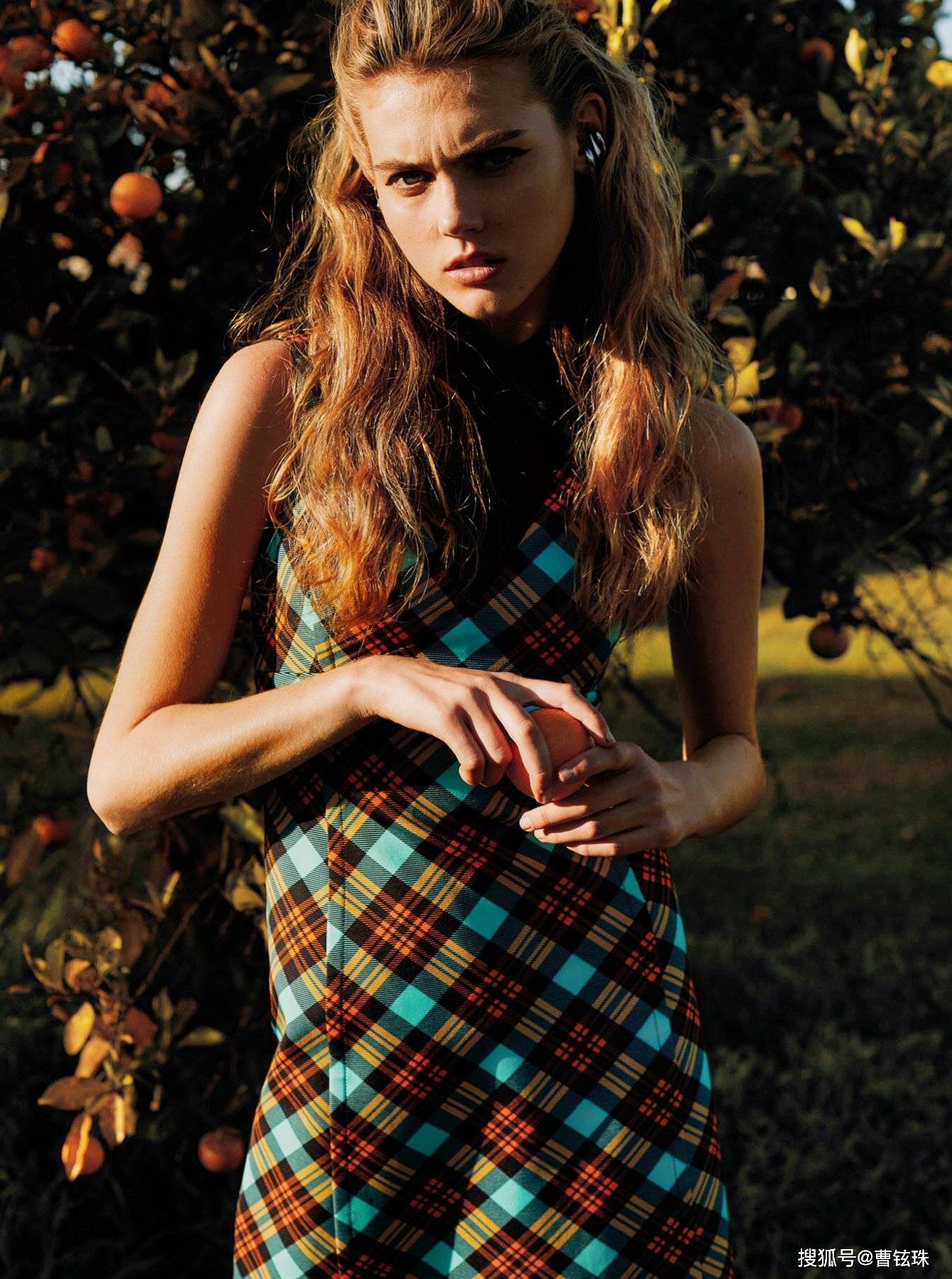 美国超模格蕾丝卡梅伦尚流上流女装摄影