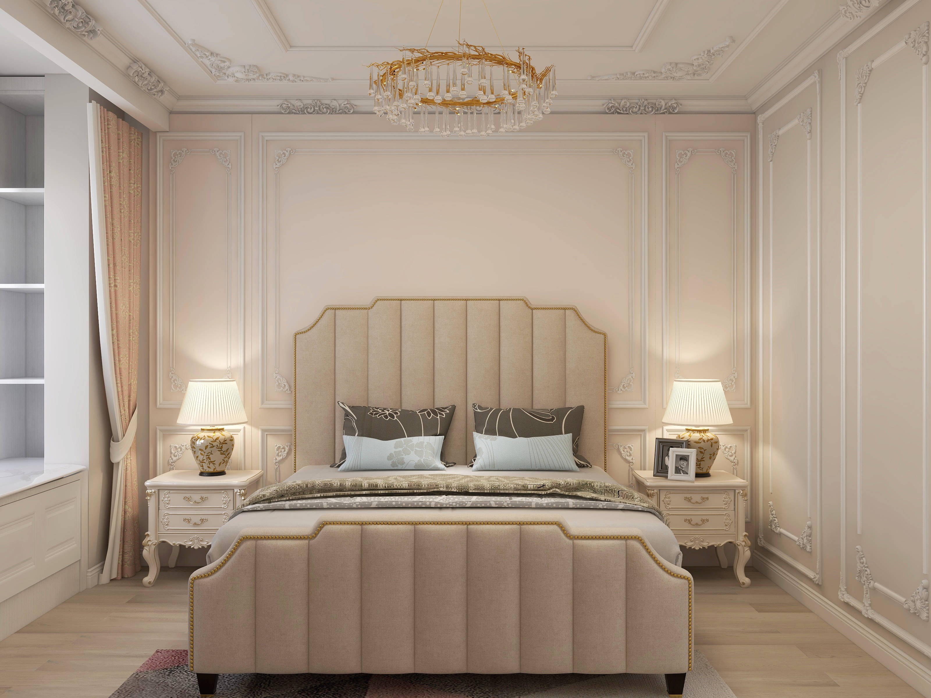 唐山恒泰悦璟府140㎡,少女质感的轻奢风,温柔又高级!