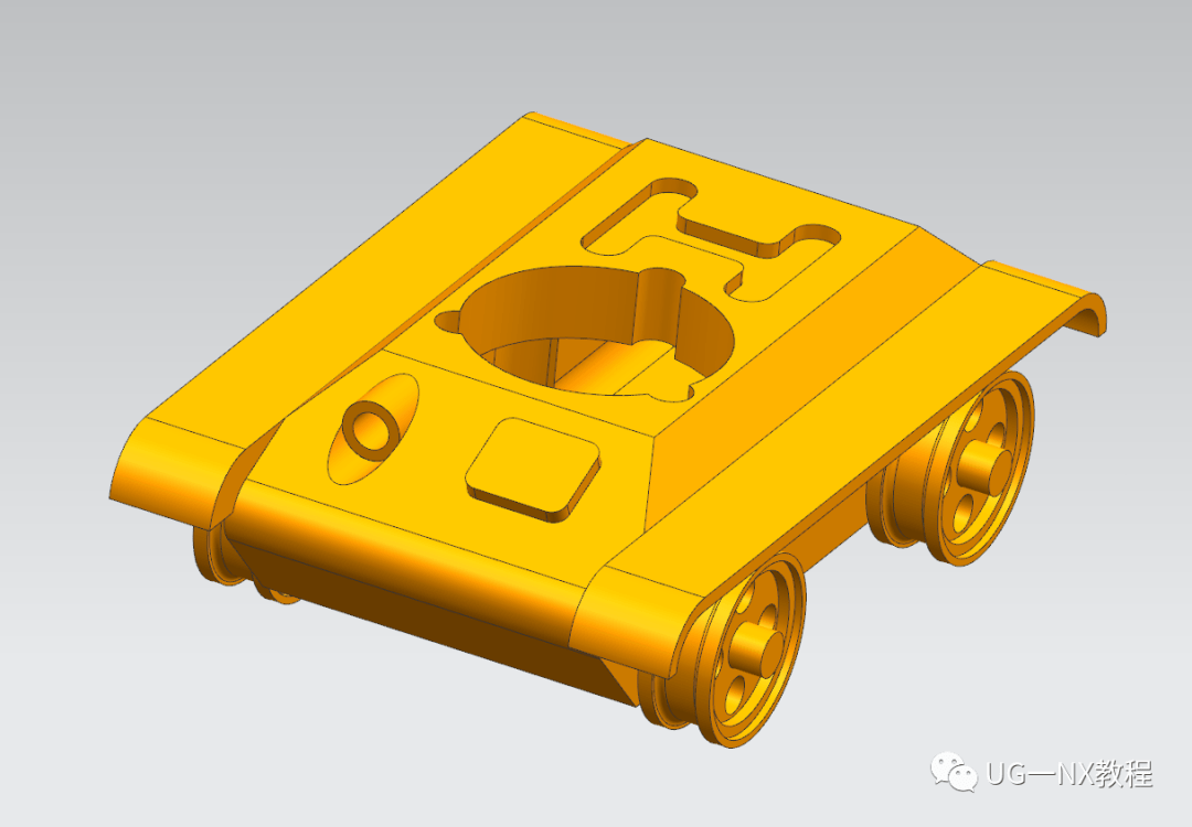 ug玩具坦克车建模教学这个装配做起来太棒了