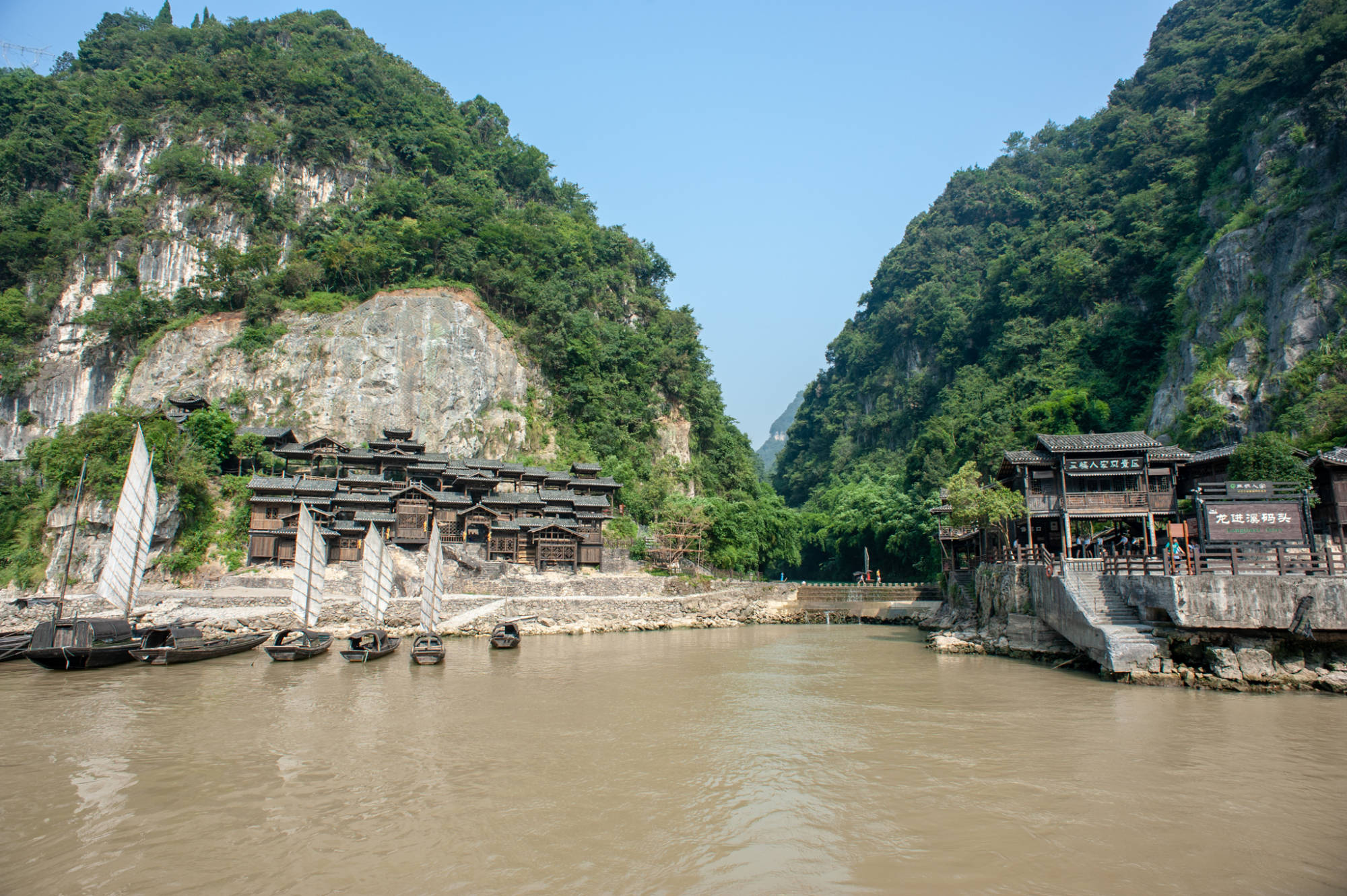原创湖北宜昌三峡人家长江三峡最美的风景线景色宛若世外桃源