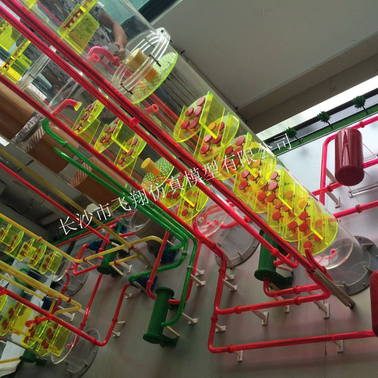 天然气长输管道及城镇燃气输配系统实训模型