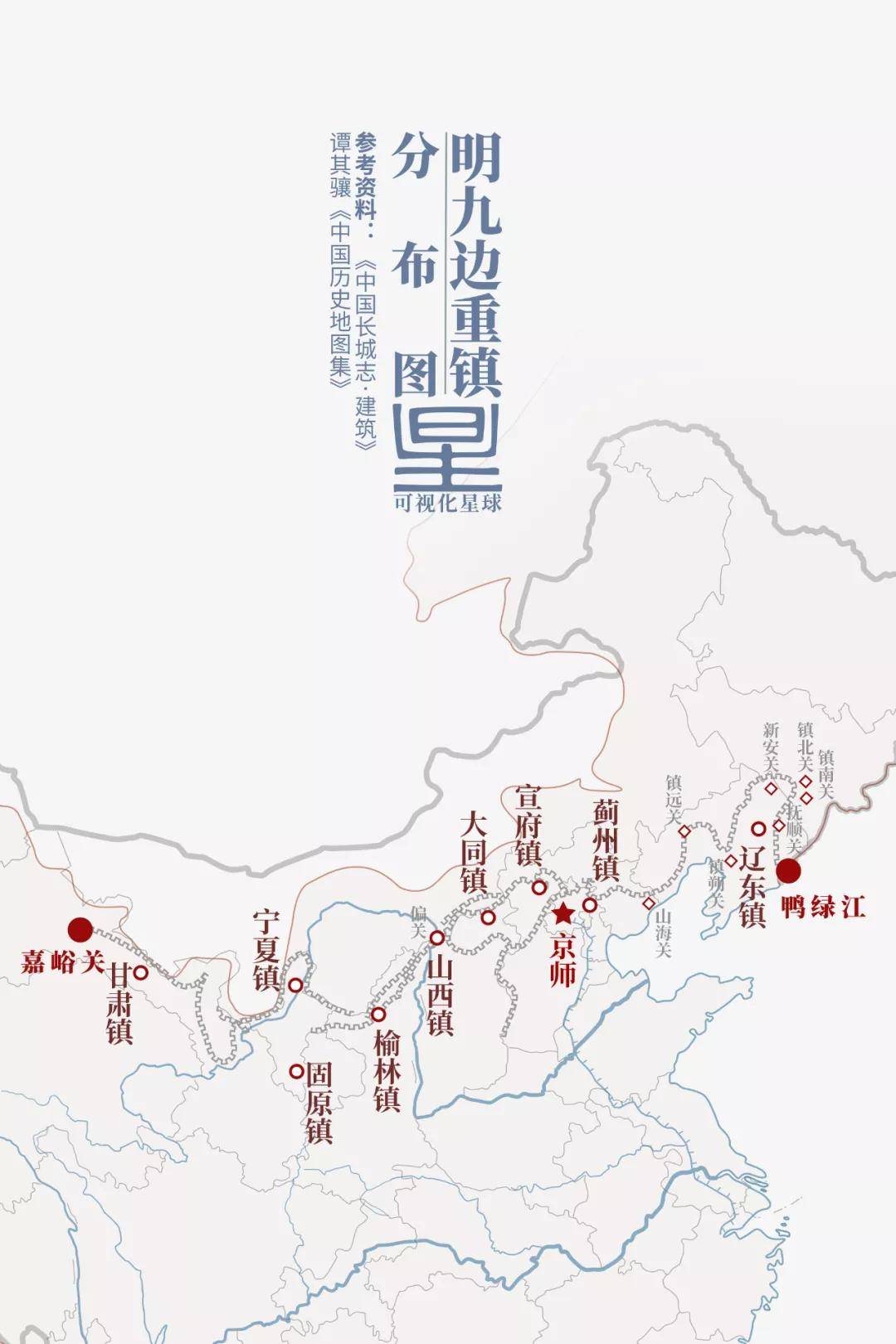 大明九边重镇地图图片