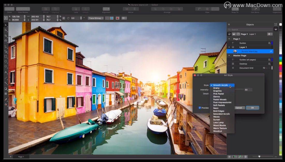 coreldraw 2020 for mac(cdr 2020平面设计软件)v22.1.1.523
