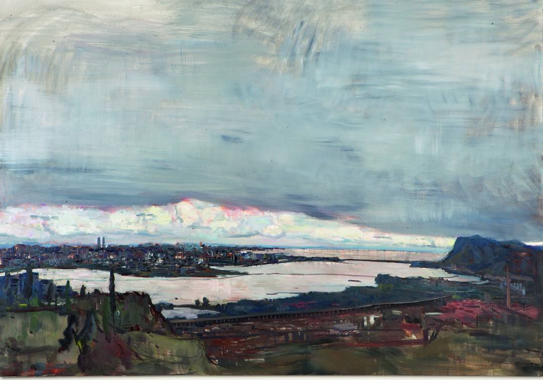 范迪安,余丁等艺术家手提画笔,共创12米滇池全景!