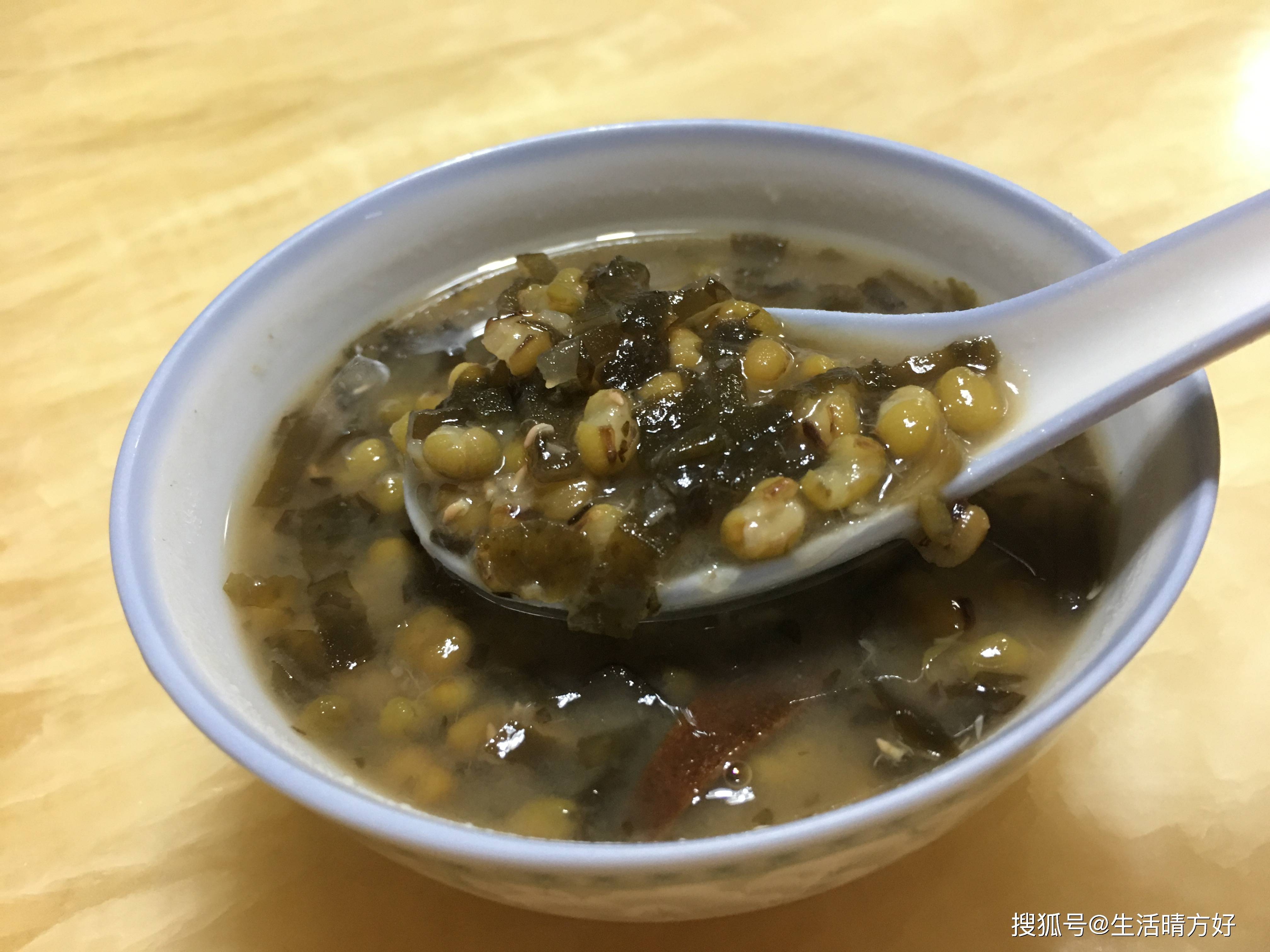 原创广东人最喜欢的经典糖水之一海带绿豆糖水做法非常简单