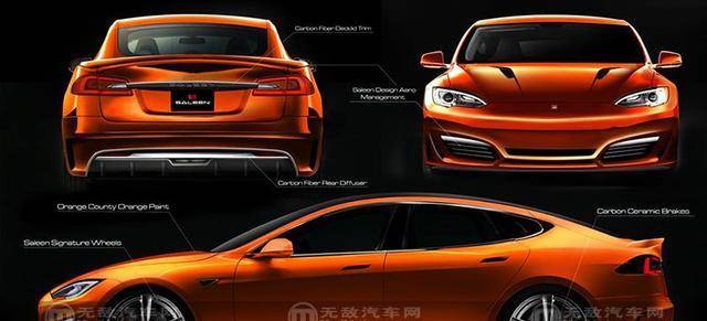 saleen改装特斯拉 model s