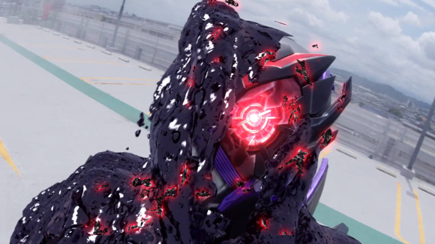 假面骑士01:毒蝎boss变身赏析,毒蝎 毒液合体,毒液来袭像大片_手机