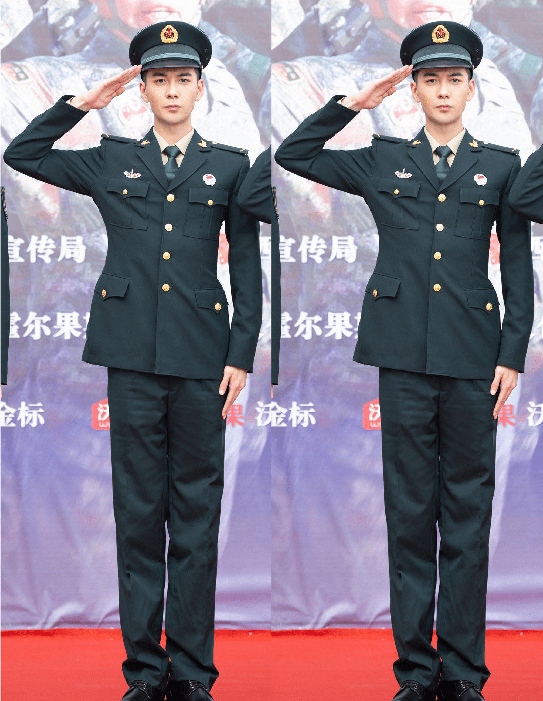 原创肖战新剧再出路透!军装寸头演绎士兵形象,站姿却被指明显错误