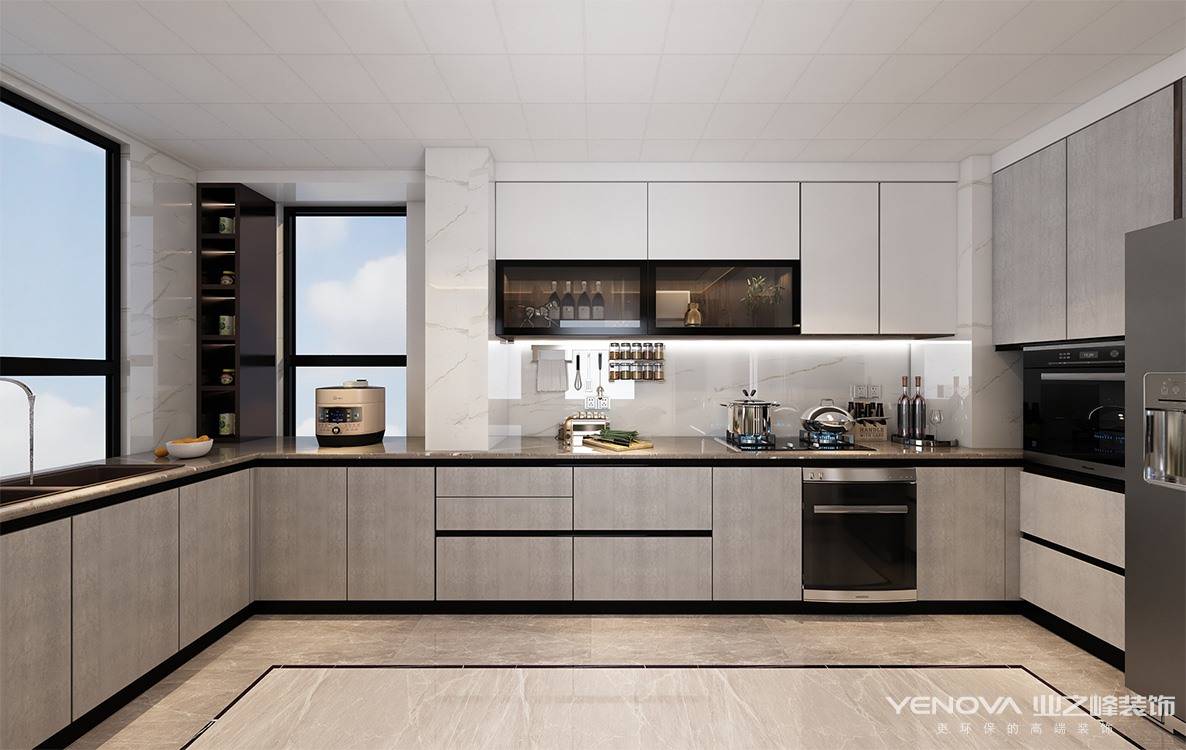 生活的仪式感——富力盛悦居200平米现代轻奢风格装修