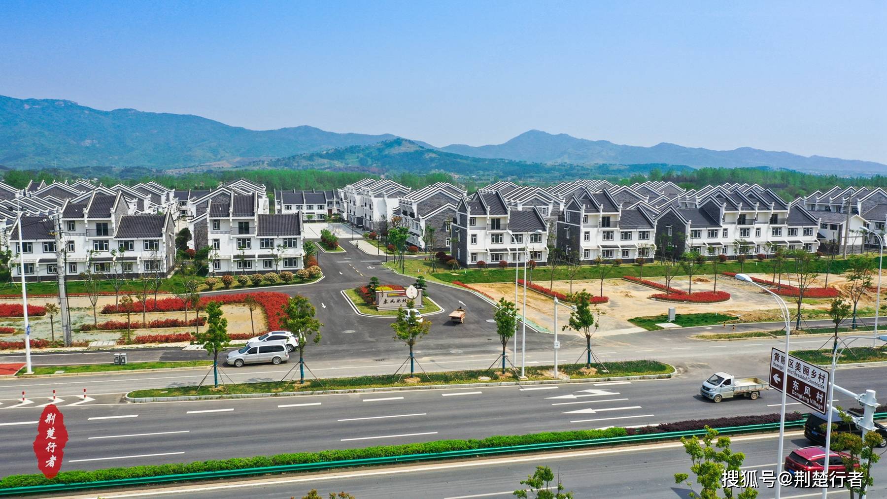 武汉美丽乡村到底有多美?黄陂木兰大道美丽乡村绵延带实景拍摄