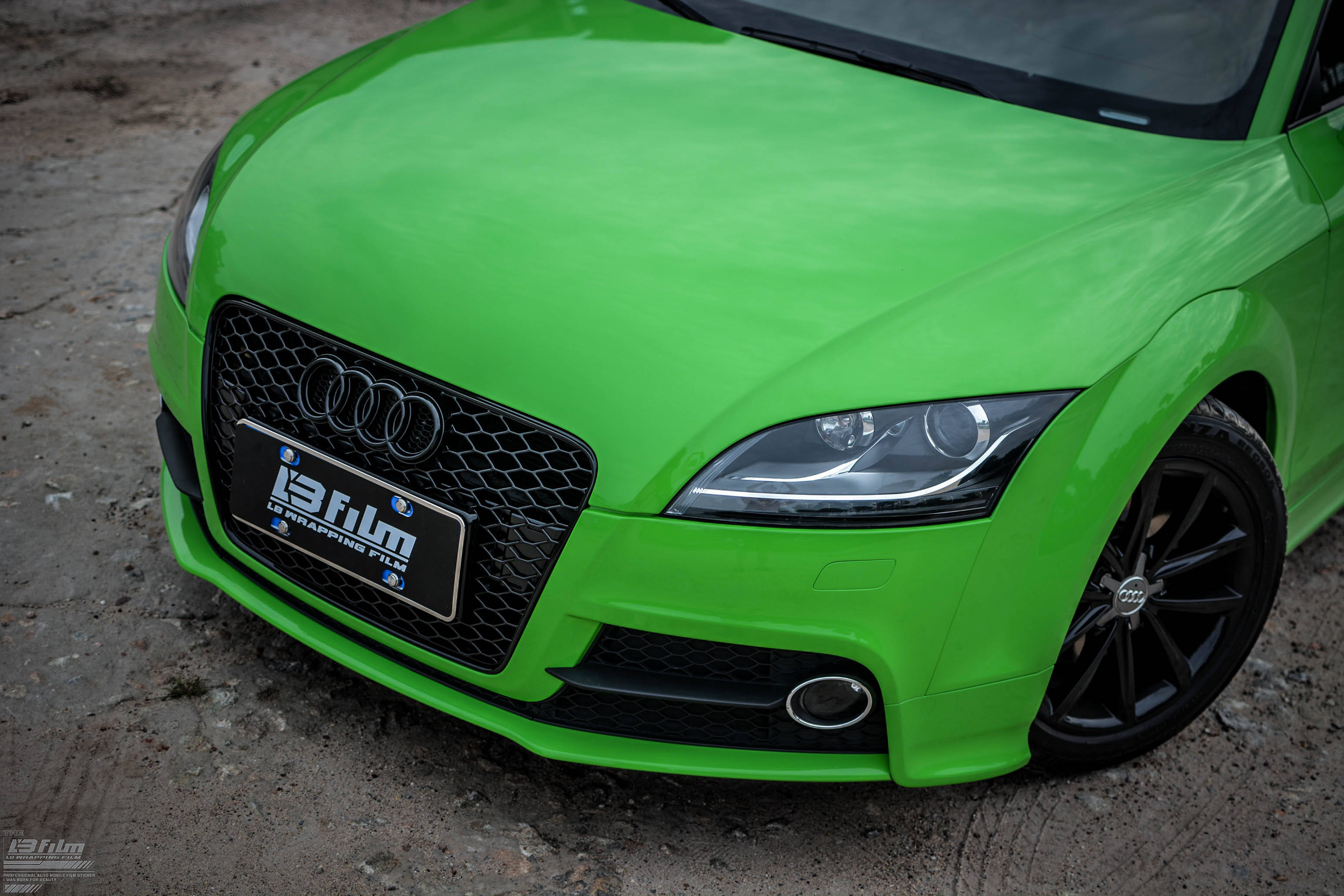 奥迪tt车的造型没有任何框框.