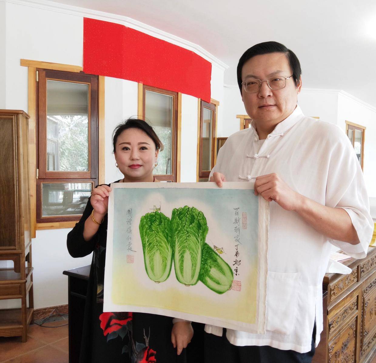 百财油画家侯红霞