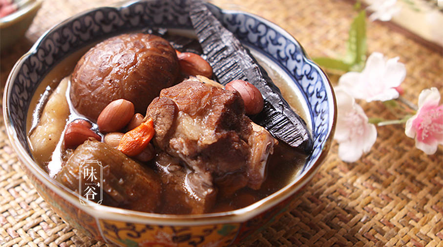 花菇灵芝淮山汤