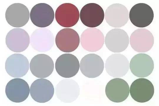 莫兰迪色系的特点在于配色均衡不张扬,视觉效果柔和不刺激,绝对不会