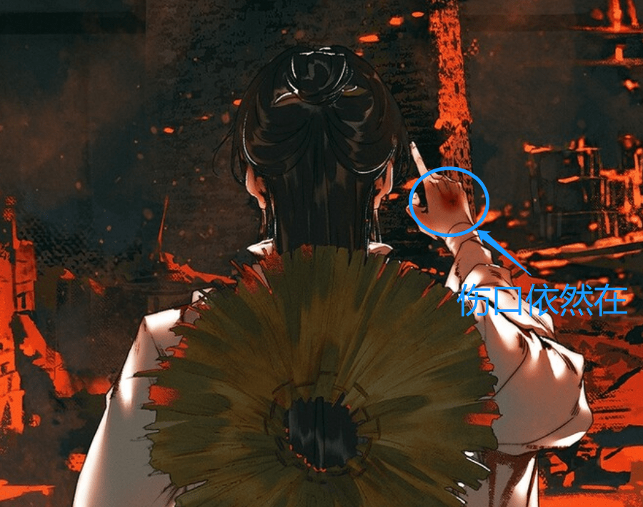 《天官赐福》漫画的小细节:谢怜手上的伤口,你注意到了吗?