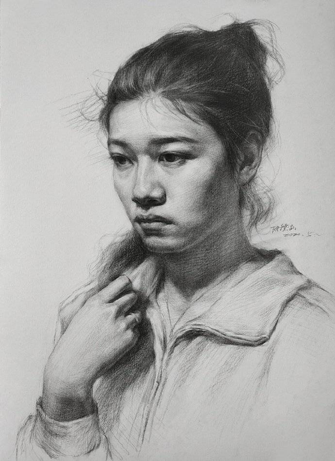 素描头像要点讲解「北京飙地画室」