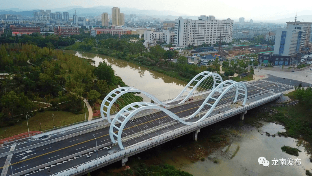 好靓!龙南这座大桥即将竣工