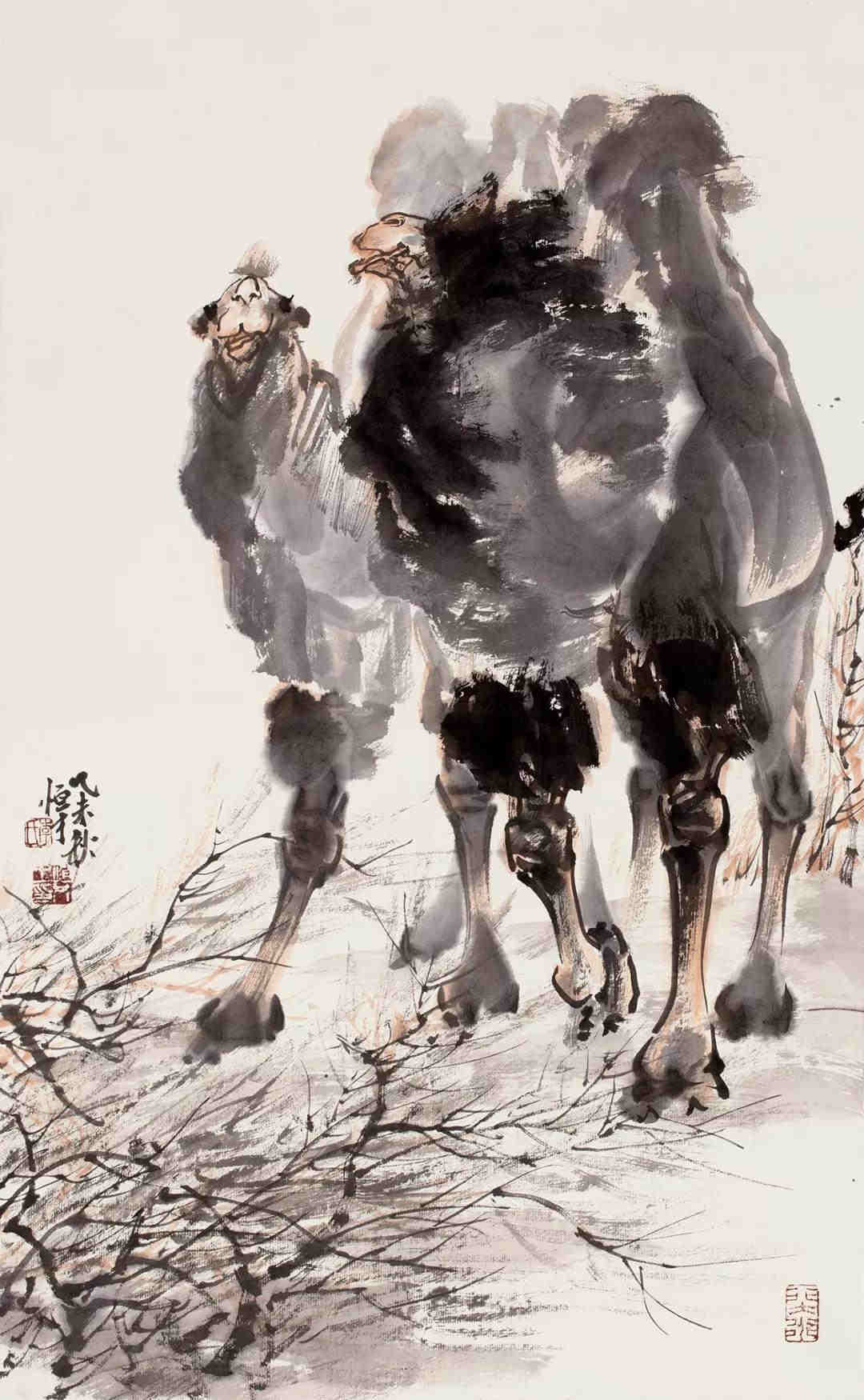 李恒才丨海峡两岸一脉相承中国画名家走进李奇茂美术馆