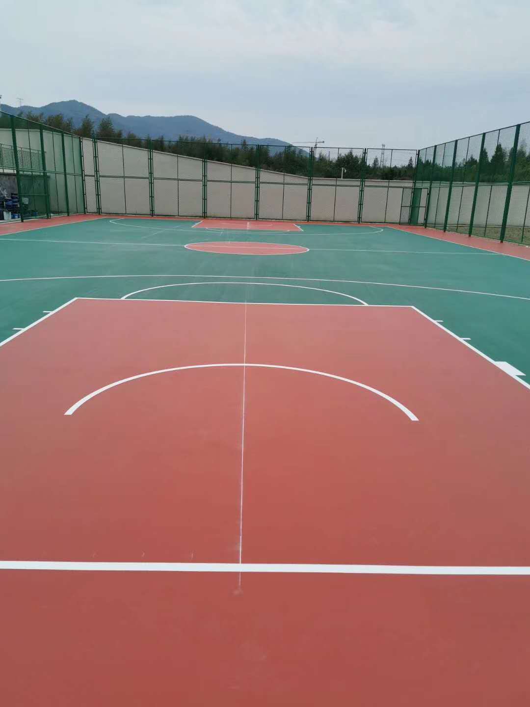 硅pu篮球场地划线
