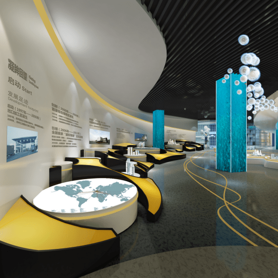 山水工装公司丨苏州工业园区物流园展销展厅设计