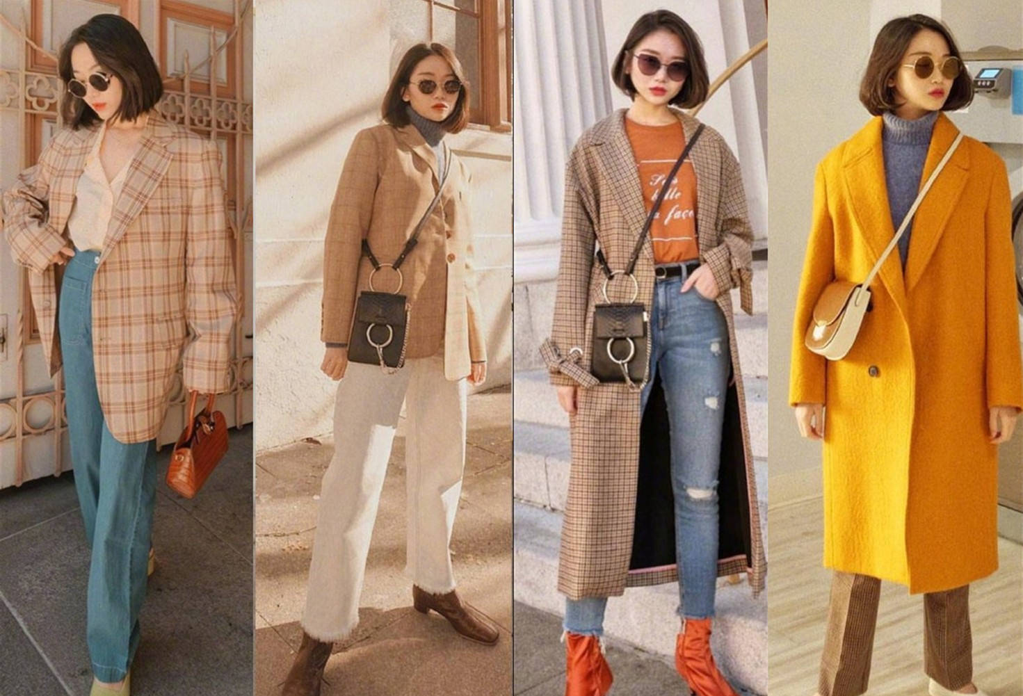 穿搭‖秋天怎能少了"暖色系"穿搭?只需一件,简约干练又高级