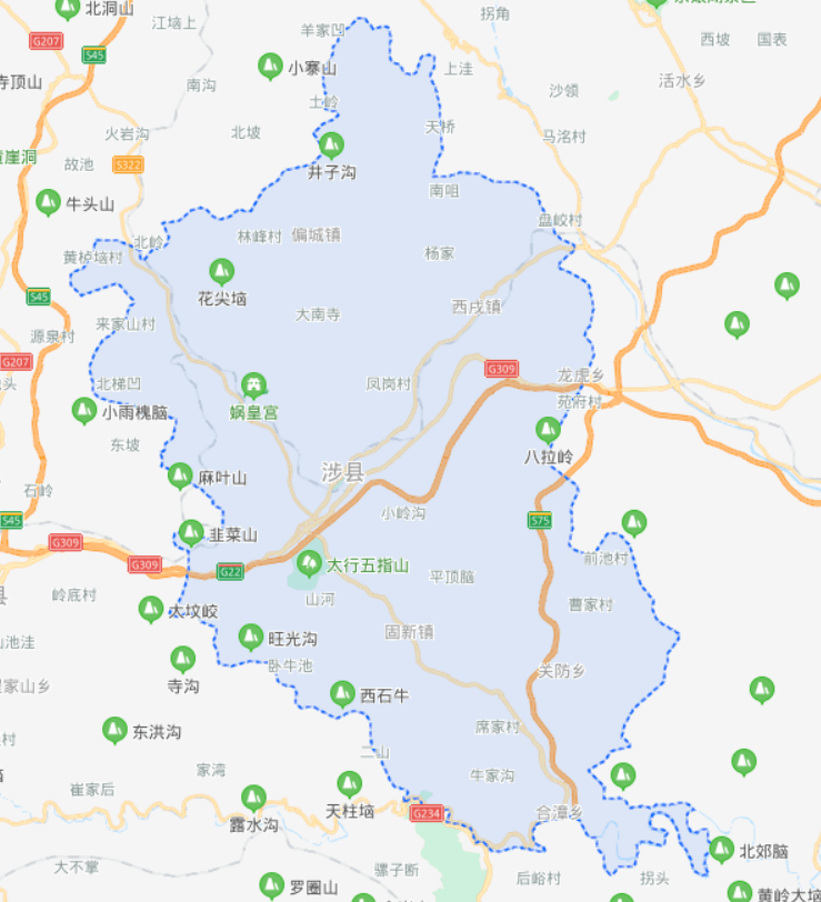 河北邯郸市有一个县,位于晋冀豫三省交界处,因一条河流而得名