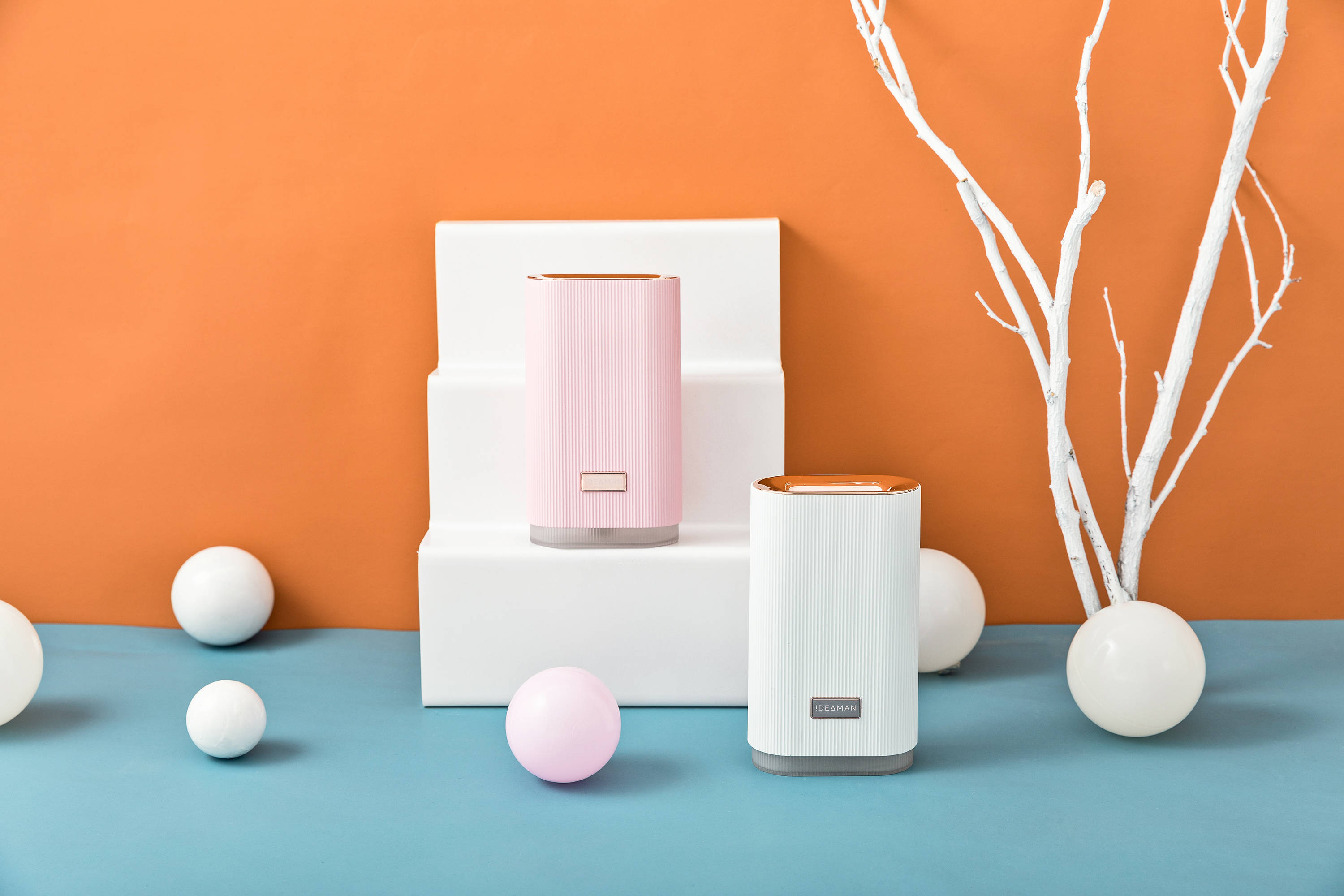 ideaman菓粉加湿器佳简几何xivo设计
