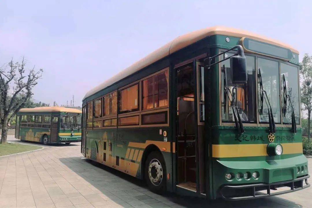 融入历史文化名城银隆铛铛车进韩城