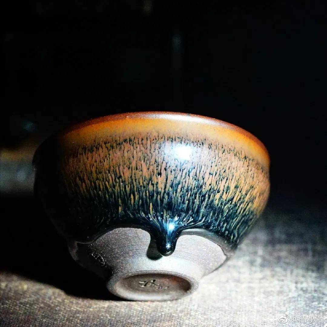 建盏的釉泪,是瑕疵吗?不,这是一种哭泣的艺术!_手机搜狐网
