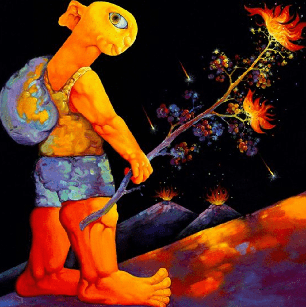 奇幻却能治愈——80后新锐画家的怪诞画风_手机搜狐网